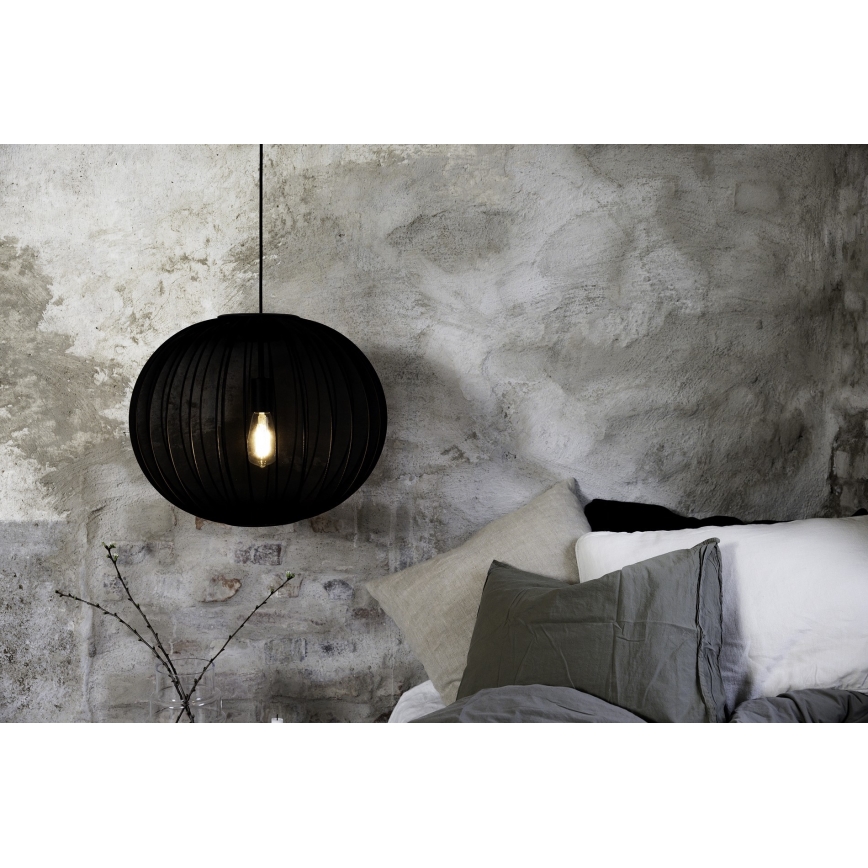 Markslöjd 108791 - Hanglamp aan een koord FORENCE 1xE27/40W/230V diameter 50 cm zwart