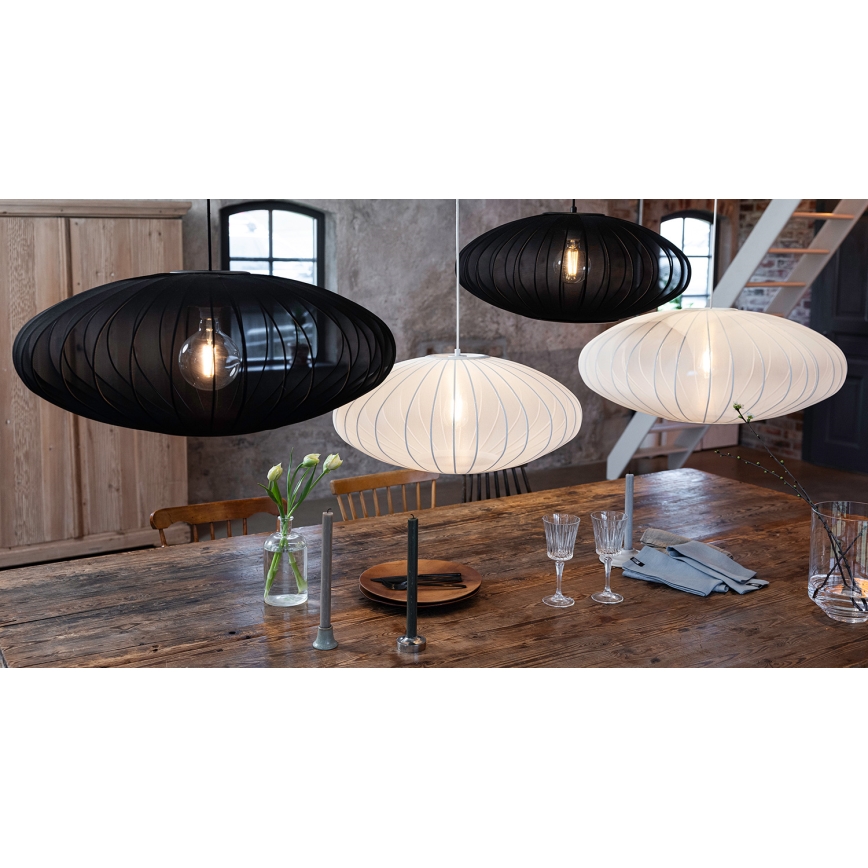 Markslöjd 108793 - Hanglamp aan een koord FORENCE 1xE27/40W/230V diameter 60 cm zwart