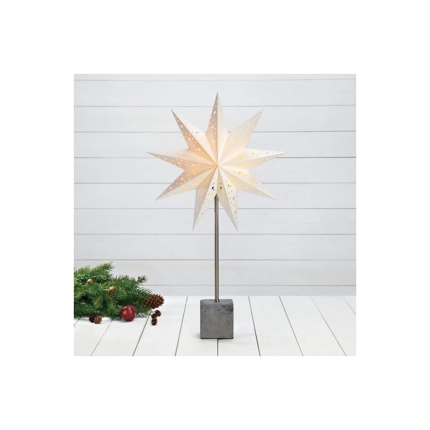 Markslöjd 702469 - Kerst Decoratie HARD 1xE14/25W/230V wit