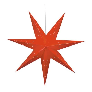 Markslöjd 8102,130 - Kerst Decoratie SATURNUS 1xE14/25W/230V d. 45 cm rood