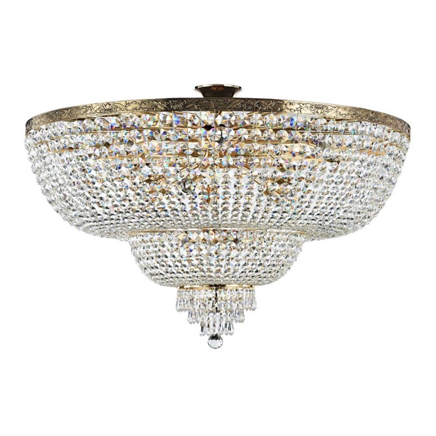 Maytoni DIA890-CL-18-G - Bevestigde hanglamp PALACE 18xE27/60W/230V