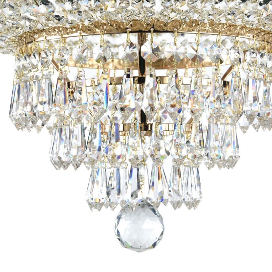 Maytoni DIA890-CL-18-G - Bevestigde hanglamp PALACE 18xE27/60W/230V