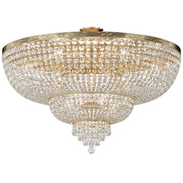 Maytoni DIA890-CL-18-G - Bevestigde hanglamp PALACE 18xE27/60W/230V