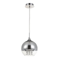 Maytoni P140-PL-110-1-N - Hanglamp aan een koord FERMI 1xE27/60W/230V chroom