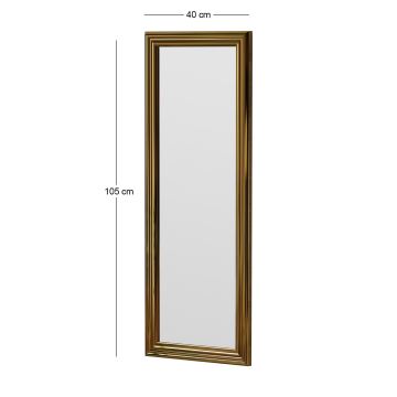 muur spiegel SMOOTH 105x40 cm goud