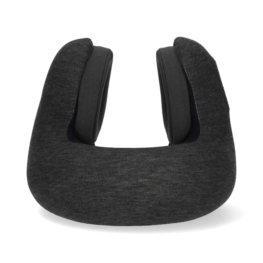 Travel pillow met inbouw draadloze headphones grijs