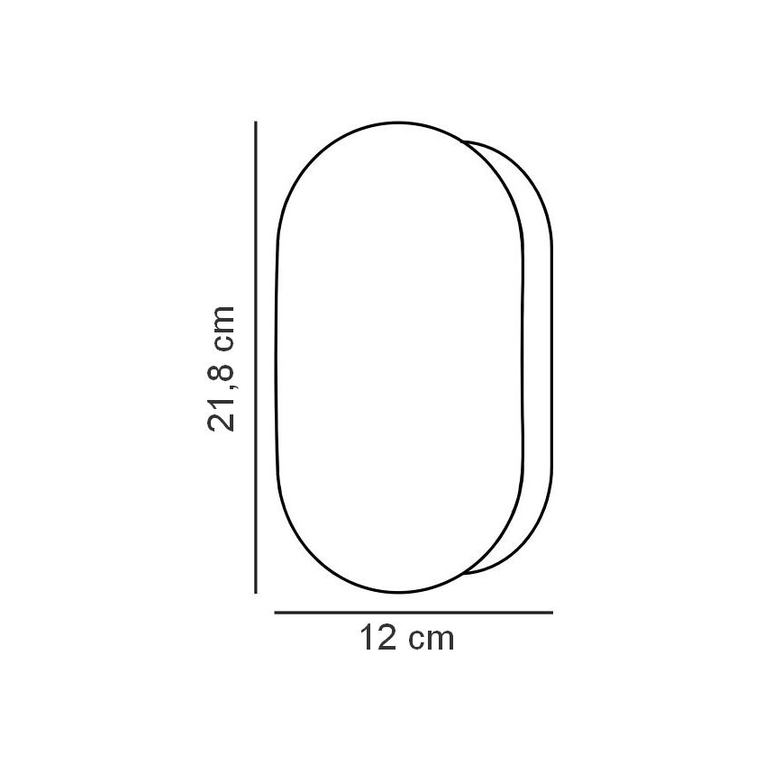 Nordlux - Badkamer wandlamp FOAM 1xE27/55W/230V IP44 zwart