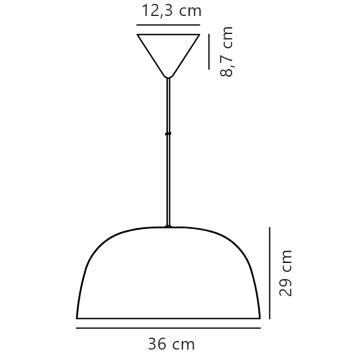 Nordlux - Hanglamp aan een koord CERA 1xE27/60W/230V goud