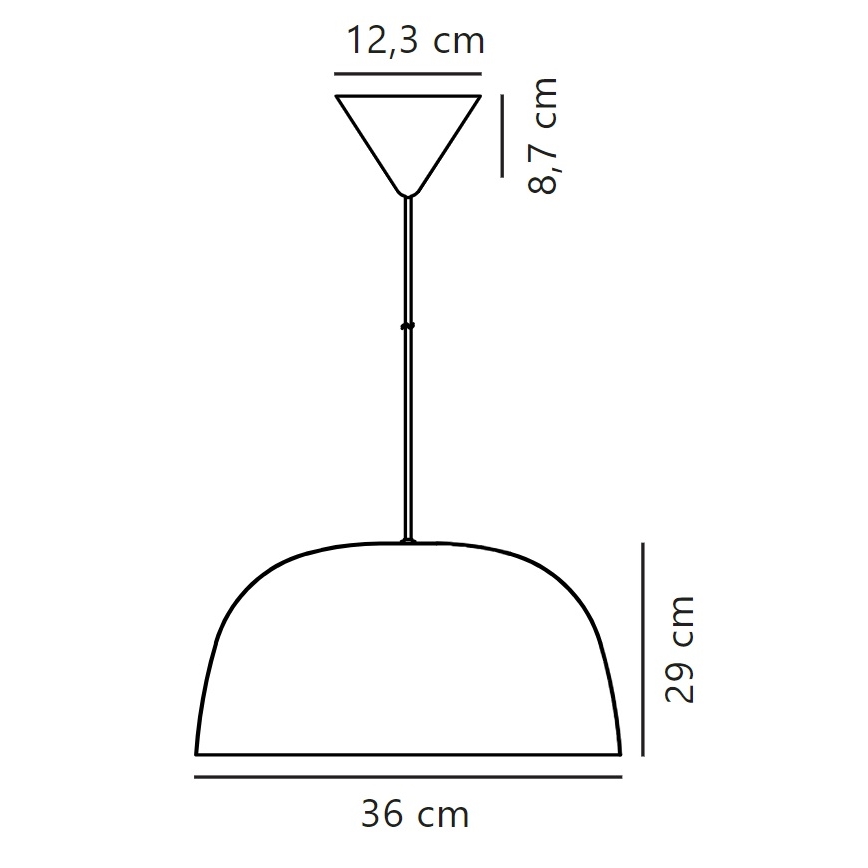 Nordlux - Hanglamp aan een koord CERA 1xE27/60W/230V goud