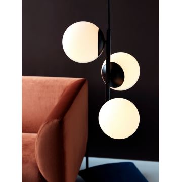 Nordlux - Hanglamp aan een koord LILLY 3xE14/40W/230V zwart