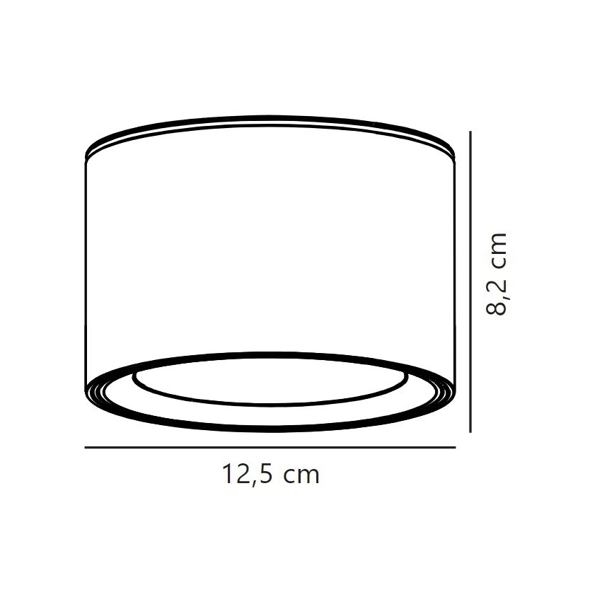 Nordlux - LED Badkamer spot LANDON LED/6,5W/230V IP44 zwart