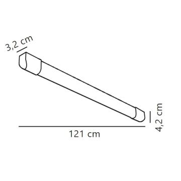 Nordlux - LED TL-buis ARLINGTON LED/18W/230V 121 cm