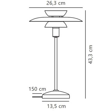 Nordlux - Tafellamp CARMEN 1xE14/25W/230V zwart