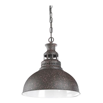 ONLI - Hanglamp aan een ketting ISTANBUL 1xE27/22W/230V antraciet