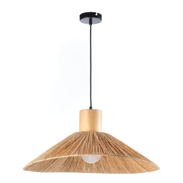 ONLI - Hanglamp aan een koord RAFIA 1xE27/22W/230V