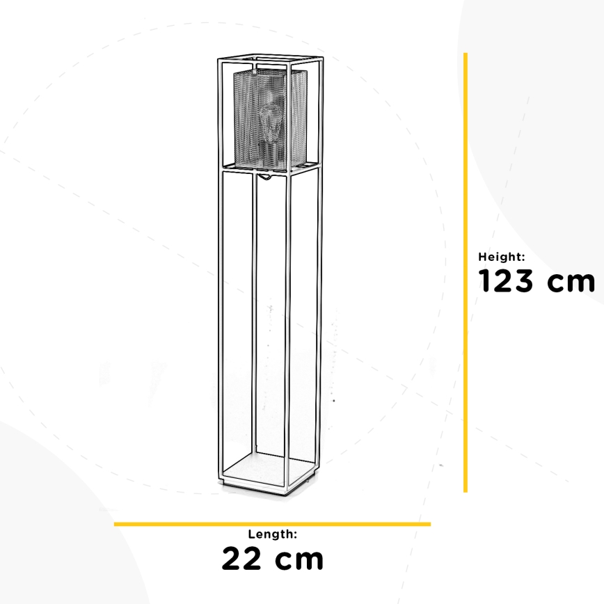 ONLI - Staande Lamp MALIK 1xE27/22W/230V goud/zwart