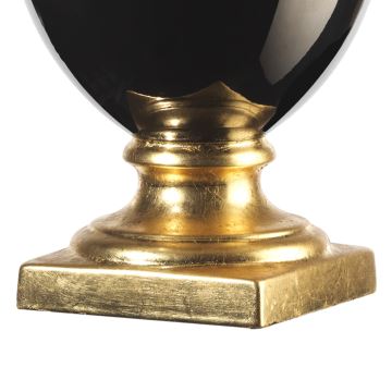 ONLI - Tafellamp MOZART 1xE27/22W/230V zwart/goud 75 cm