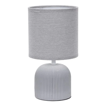 ONLI - Tafellamp SHELLY 1xE27/22W/230V grijs 28 cm