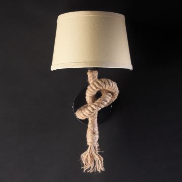 ONLI - Wandlamp CORDA 1xE27/22W/230V beige