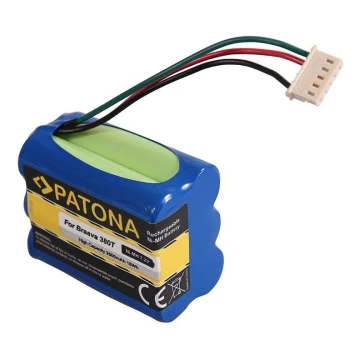 PATONA - Batterij iRobot Braava 380T/390T 2500mAh 7,2V