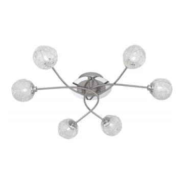 Paul Neuhaus 6796-55 - Hanglamp voor Oppervlak Montage WOMBLE 6xG9/28W/230V