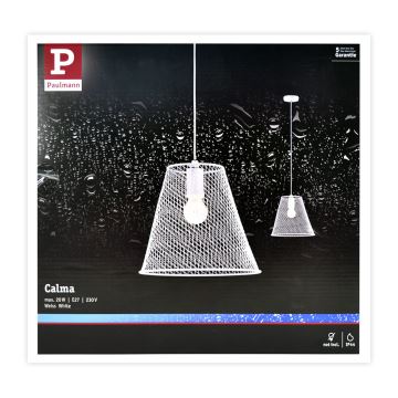 Paulmann 70893 -  1xE27/20W IP44 Buiten hanglamp aan koord CALMA 230V