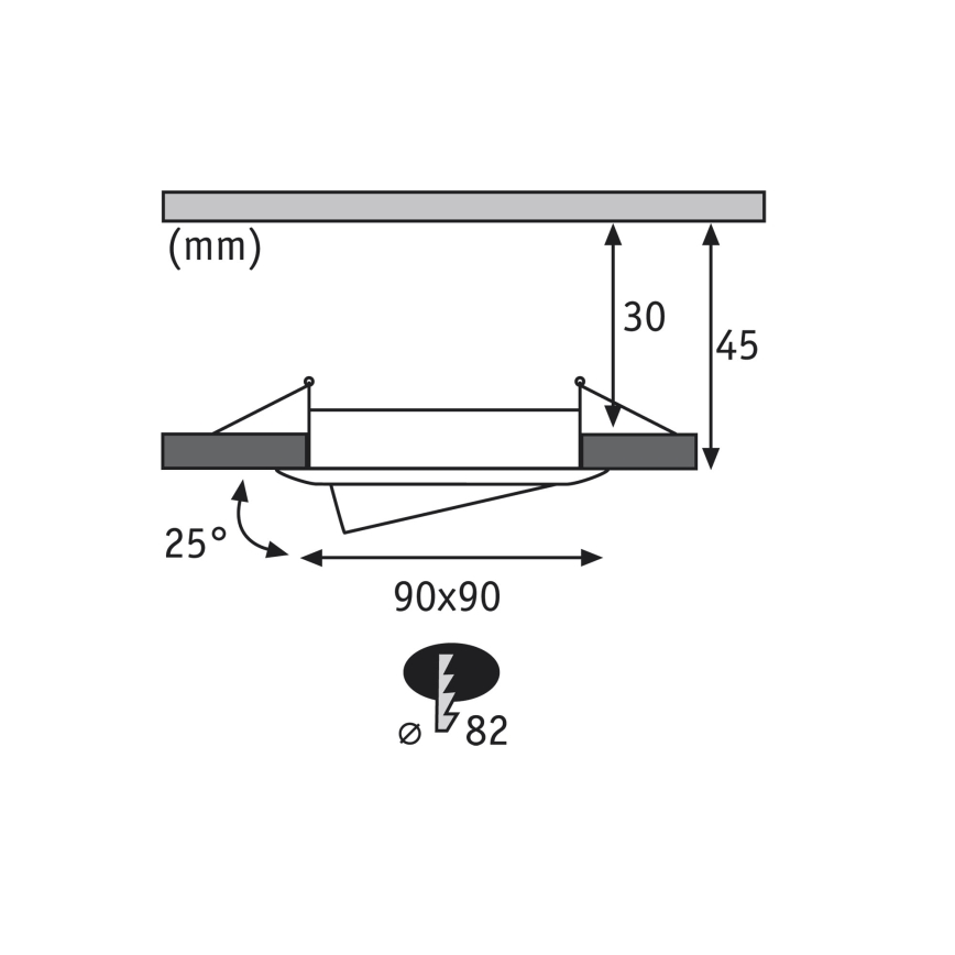 Paulmann 92839 - SET 3x LED/7W IP23 Dimbare en hangende badkamer verlichting COIN 230V