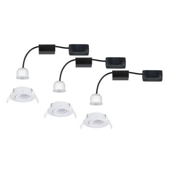 Paulmann 92971 - SET 3x LED/4,2W IP23 Dimbare en hangende badkamer verlichting NOVA 230V