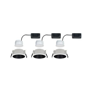 Paulmann 93402 - SET 3xLED/6W IP44 Dimbare en hangende badkamer verlichting COLE 230V