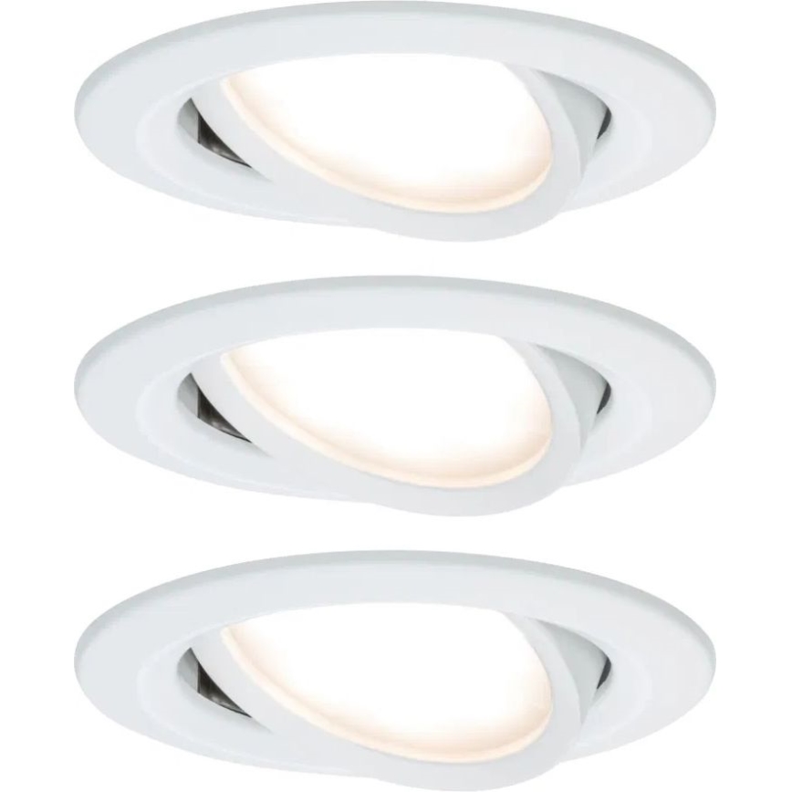 Paulmann 93485 - SET 3xLED/6W IP23 Dimbare en hangende badkamer verlichting NOVA 230V