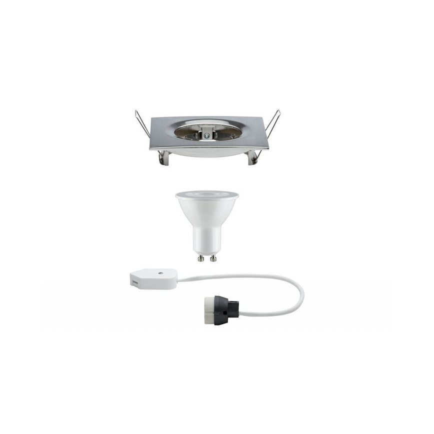 Paulmann 93611 - LED-GU10/7W IP44 Dimbare Badkamer Inbouw Lamp NOVA 230V