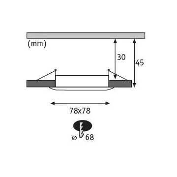 Paulmann 93895 - SET 3xLED/6W IP44 Dimbare en hangende badkamer verlichting NOVA 230V