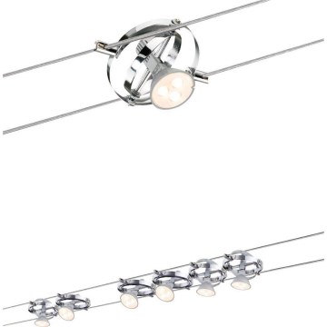 Paulmann 94127- SET 6xGU5,3/4W Spot voor een stringsysteem MAC 230V