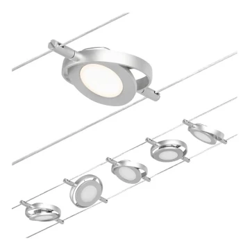 Paulmann 94414 - SET 5xLED/4,5W Spot voor een stringsysteem ROUNDMAC 230V chroom