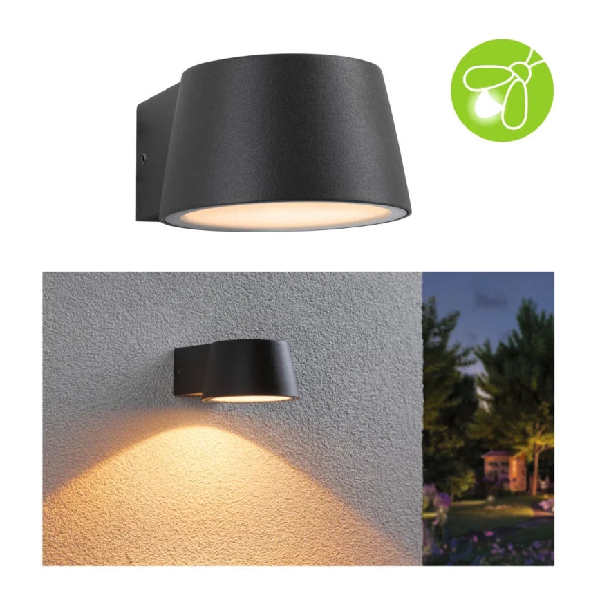 Paulmann 94713 - LED/6W IP44 Wandlamp voor buiten CAPERA 230V