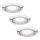 Paulmann 99814 - SET 3x LED Inbouwspot MICRO LINE LED/1W/230V/12V