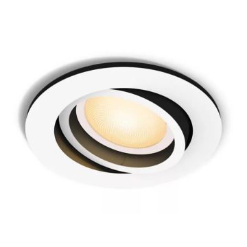 Philips - Dimbare LED hangende plafond verlichting Hue MILLISKIN 1xGU10/4,2W/230V 2200-6500K wit