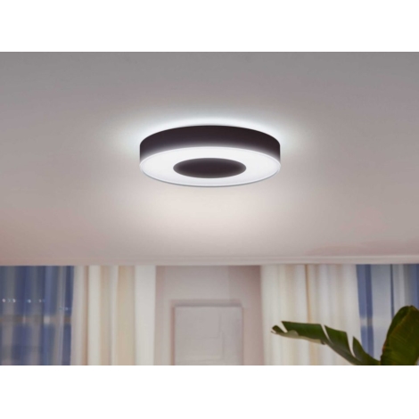 Fysica Prelude Monteur Philips- Dimbare LED RGB Plafond Lamp Hue LED/52,5W/230V d. 425 mm zwart |  Lampenmanie