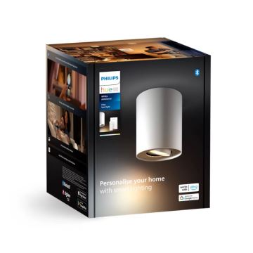 Philips - Dimbare LED Spot Hue PILLAR 1xGU10/4,2W/230V 2200-6500K + afstandsbediening wit