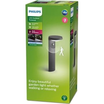 Philips - LED Buitenlamp met sensor LED/9W/230V 4000K IP44