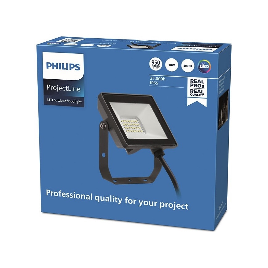 Philips - LED Buitenschijnwerper PROJECTLINE LED/10W/230V IP65 4000K