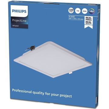 Philips - LED Hang plafondverlichting PROJECTLINE LED/15W/230V 29,5x29,5 cm