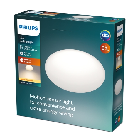 Philips - LED Plafond Lamp Sensor SHAN 1xLED/12W/230V 2,700K |