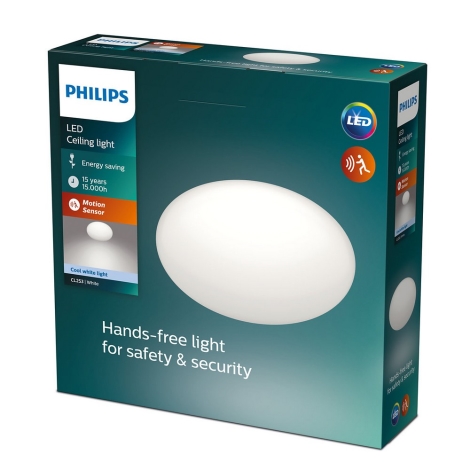 Vooroordeel Bloedbad slinger Philips - LED Plafond Lamp met Sensor SHAN 1xLED/12W/230V 4000K |  Lampenmanie