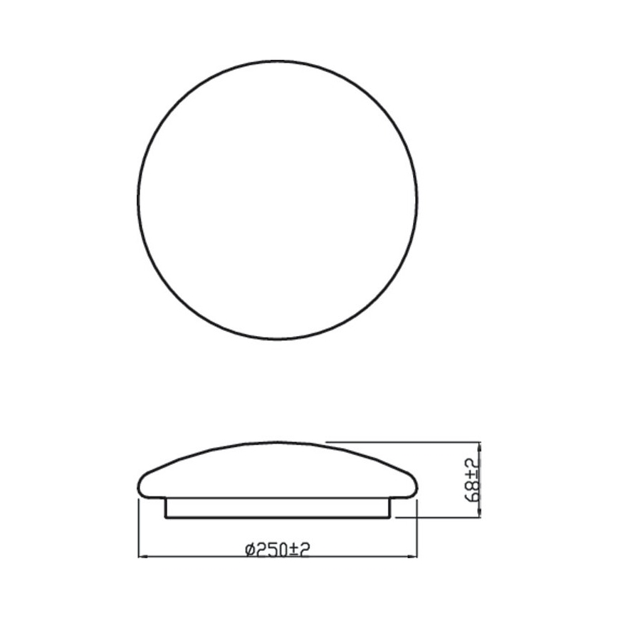 Philips – LED Plafond Lamp MOIRE LED/10W/230V