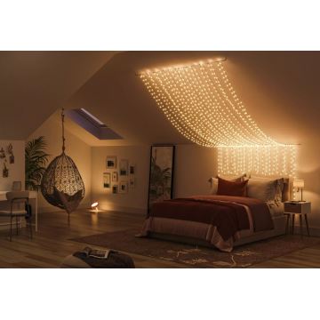 Philips - LED RGBW Dimbaar buitenshuis ketting HUE WHITE AND COLOR AMBIANCE 250xLED 24,4 m 2000-6500K IP54