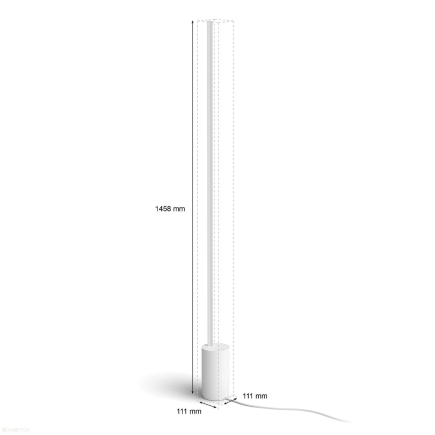 Philips - LED RGBW Dimbare staande lamp Hue SIGNE LED/29W/230V 2000-6500K wit