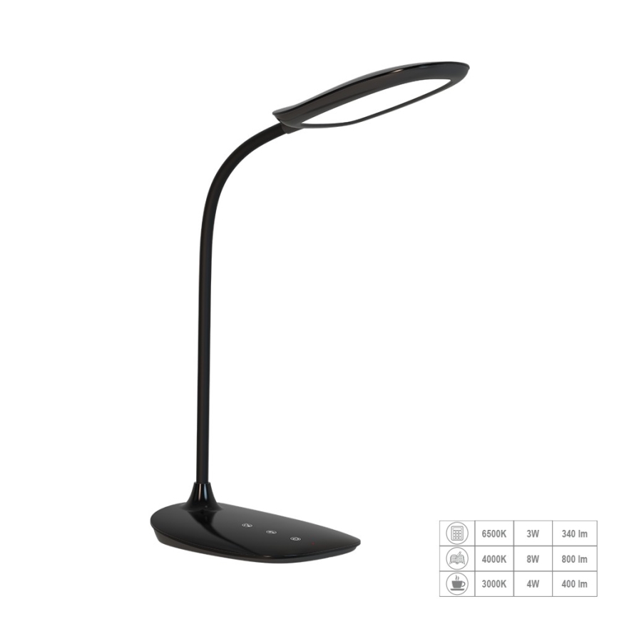 Prezent 31218 - LED Dimbaar aanraken flexible tafellamp HEKA LED/10W/230V 3000-6500K