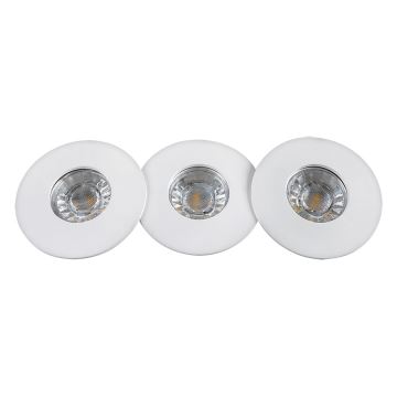 Rabalux - SET 3xLED Badkamer inbouwverlichting 3xLED/4W/230V