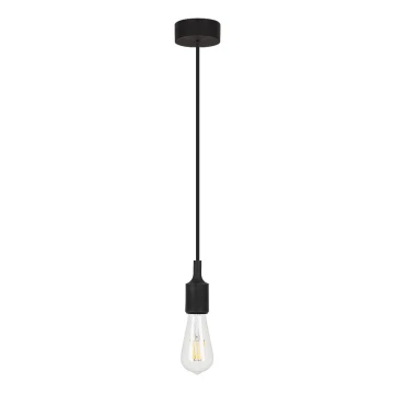 Rabalux 1412 - Zwarte Hanglamp ROXY 1x E27 / 40W